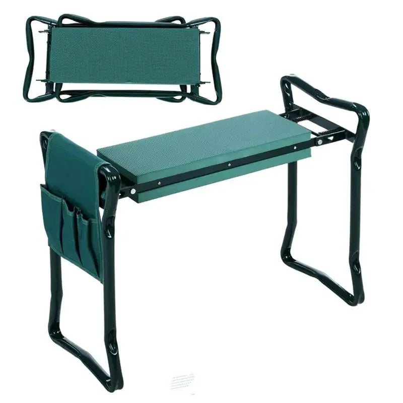 Garden Kneeler Folding Garden Seat with Thicken Widen Soft Kneeling Pad Heavy Duty Foldable Gardener Stool Knee Gardening Bench