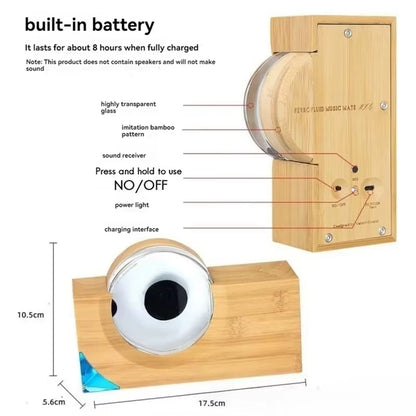 Music Rhythm Dancing Ferrofluid Ferrofluid Speaker Music Partner Ferrofluid Display Lamp Magnet Liquid Deskto Speaker Gifts